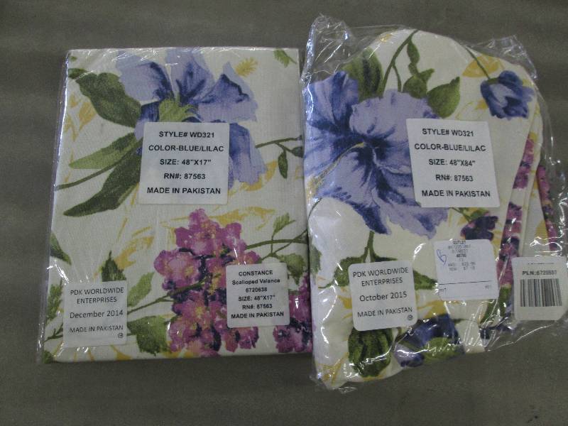 lot 215 image: Valance & Panel...