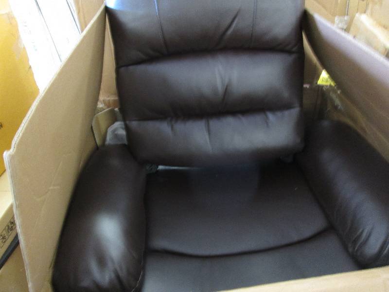 lot 228 image: Overstuffed Recliner open box Retai...
