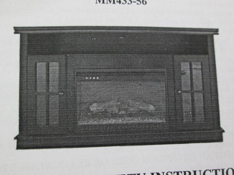 lot 247 image: Fireplace Mantel Shell- no insert A...