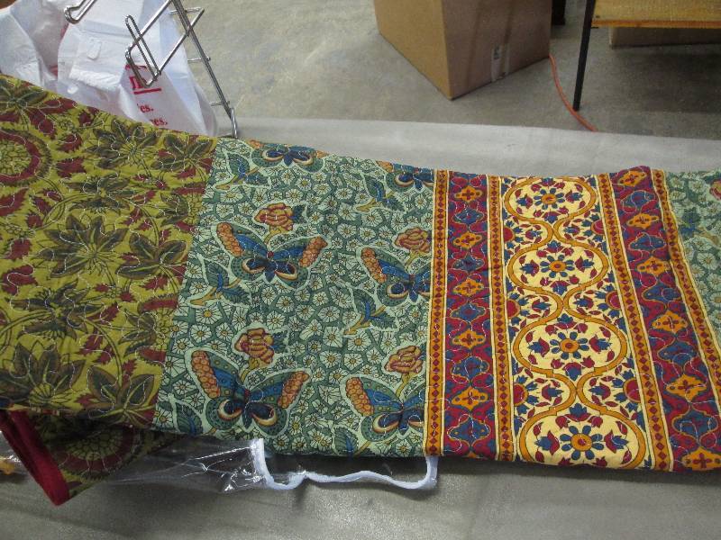 lot 254 image: Reversible King Quilt Retail $139.9...