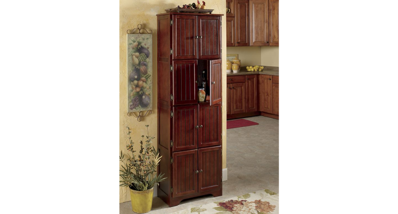 lot 6 image: 8 Door Wall Cabinet open box Retail...