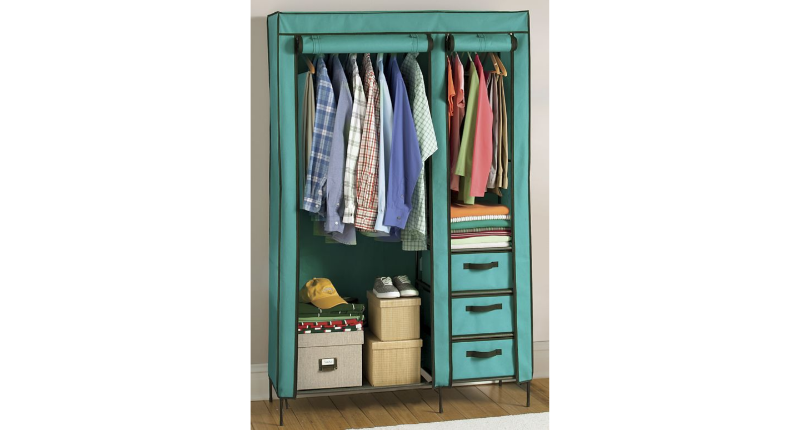 lot 14 image: Colorful Storage Wardrobe open box ...