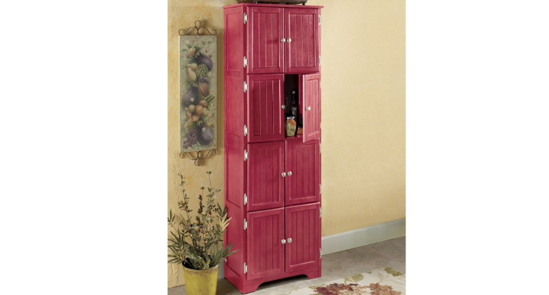 lot 24 image: 8 Door Wall Cabinet open box Retail...