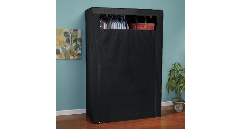 lot 117 image: Heavy Duty 2-Tone Storage Wardrobe ...
