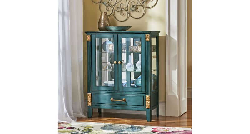 lot 143 image: Copper Accent Curio open box Retail...
