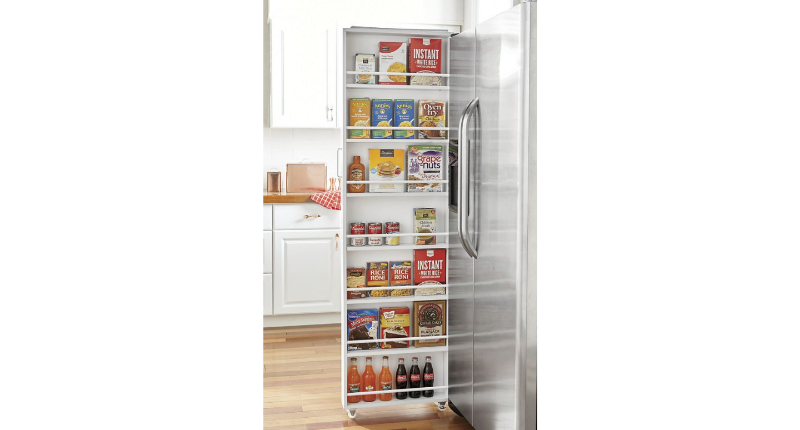 lot 155 image: Rolling Pantry open box Retail $149...