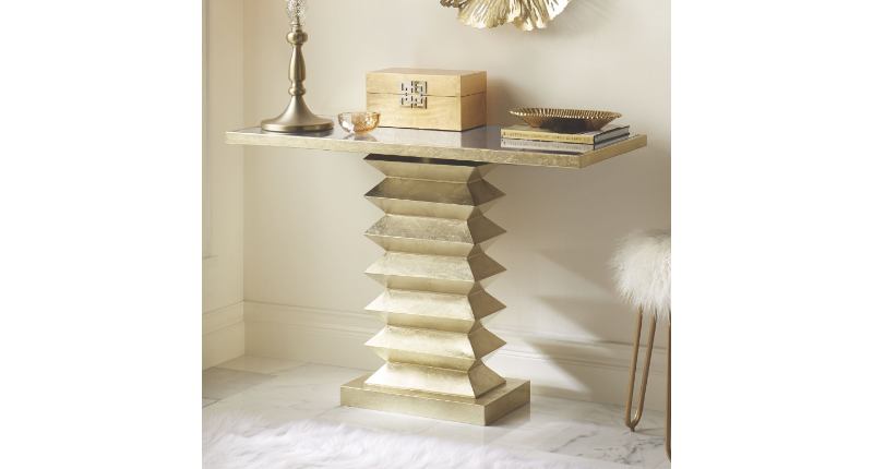 lot 166 image: Accordion Console Table open box Re...