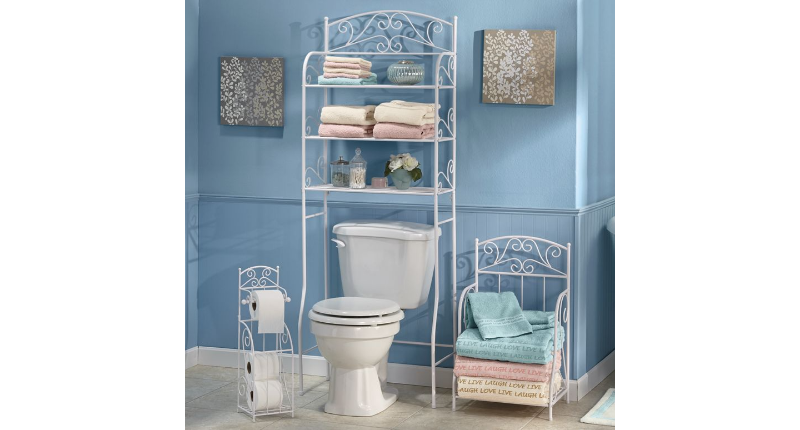 lot 167 image: 3-Piece Fiona Scrolled Bath Set ope...