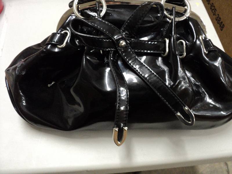 Black patent leather new purse...