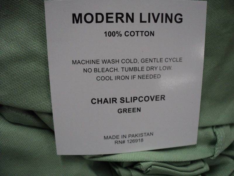 Modern Living chair slipcover...