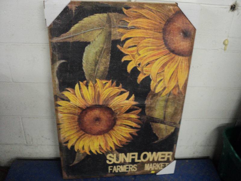 2 x 3 sunflower canvas picture...