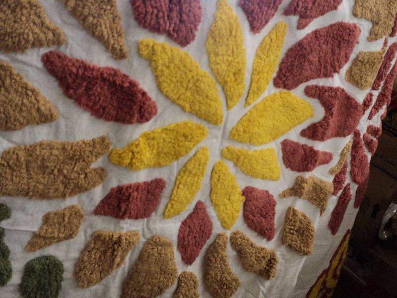 king size Autumn Garden bedspread -...