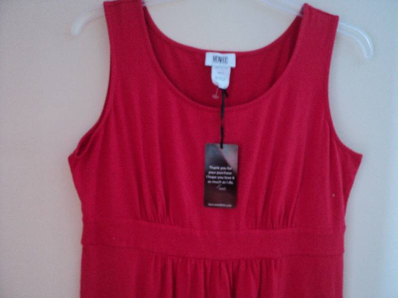 Monroe and Main ladies size L red d...