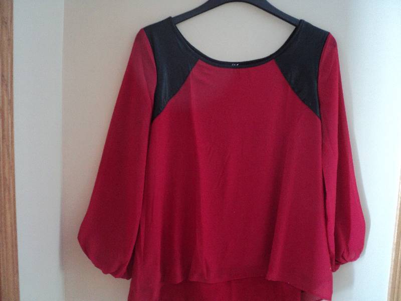 Midnight Velvet size XL top with le...