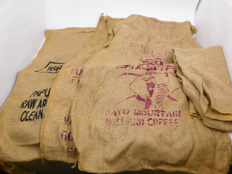 lot 38 image: 4 Gunny Sacks