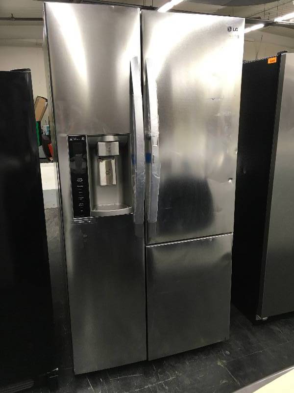 LG Stainless Steel Side By Side Refrigerator and Freezer