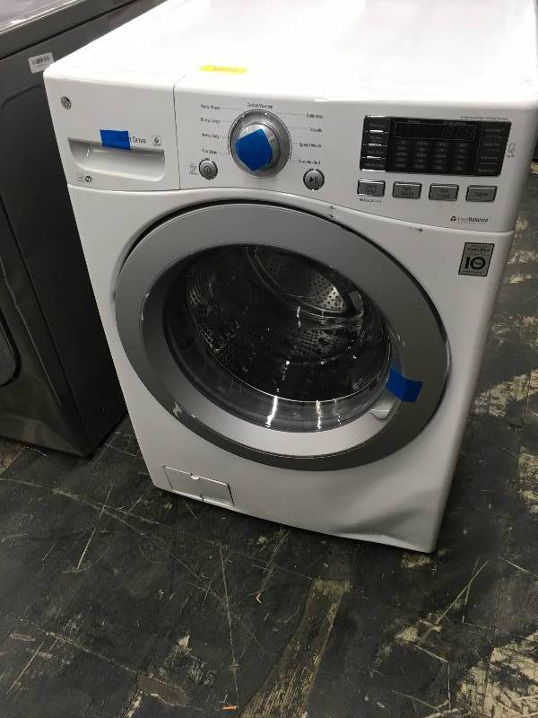 LG White Front Load Washer