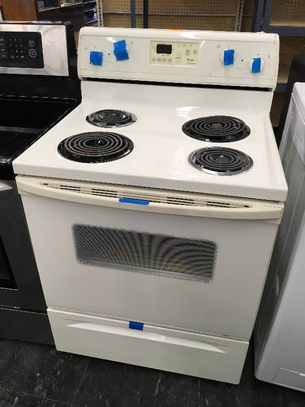 Whirlpool White Electric Coil Cook Top Stove