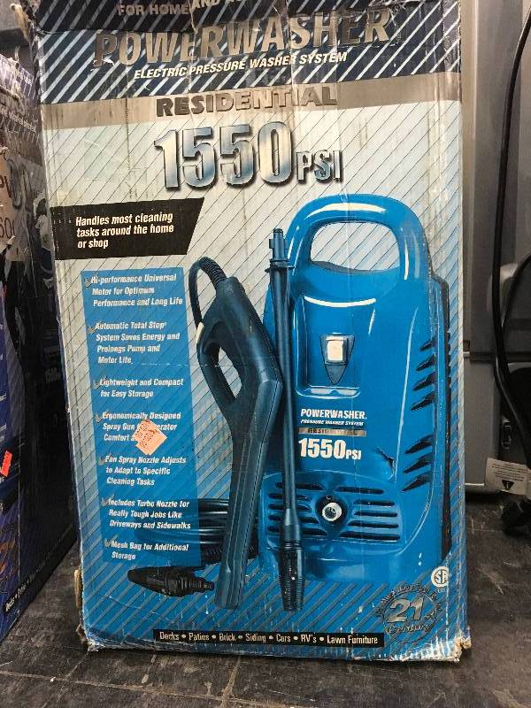 Residential 1550PSI Powerwasher
