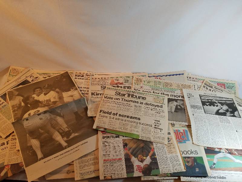 COLLECTIBLE TWINS NEWSPAPERS