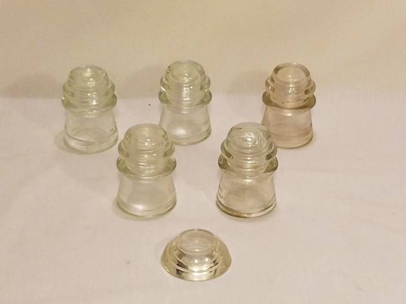 VINTAGE GLASS INSULATORS