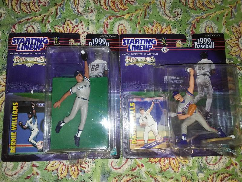 lot 21 image: Starting lineup David Wells, Bernie Williams, in box, Perfect