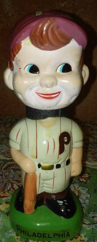 lot 24 image: Philadelphia Phillies, Solid Ceramic Bobblehead 1988