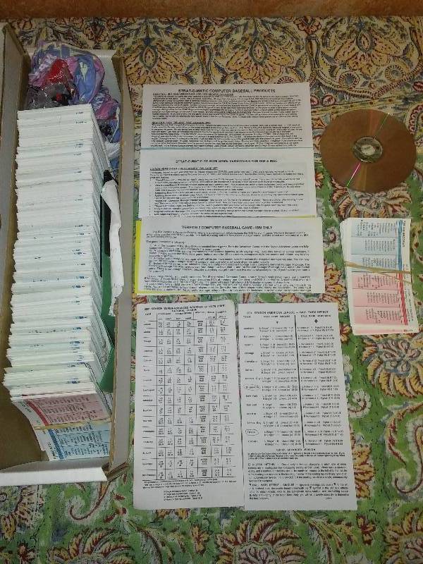 lot 28 image: Strat-O-Matic 2001 Complete set