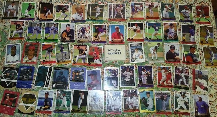 lot 34 image: Just Minor League Cards.