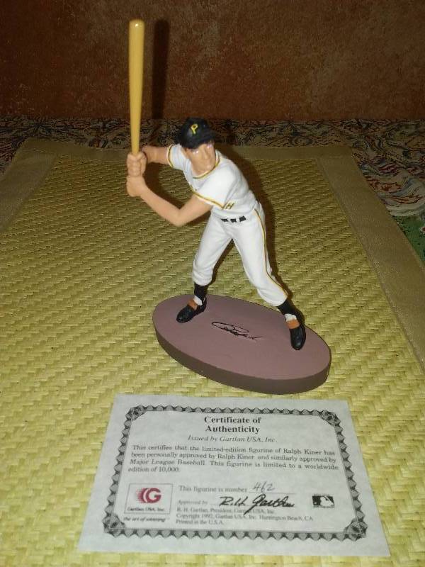 lot 41 image: Ralph Kiner and Whitey Ford, 4 in. figurine,