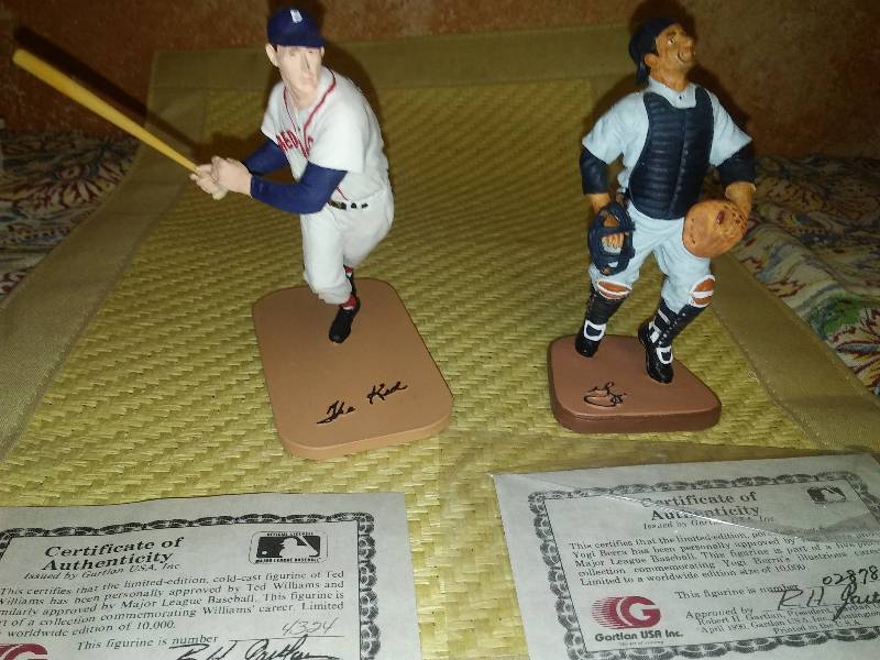 lot 46 image: Ted Williams and Yogi Berra, COAs