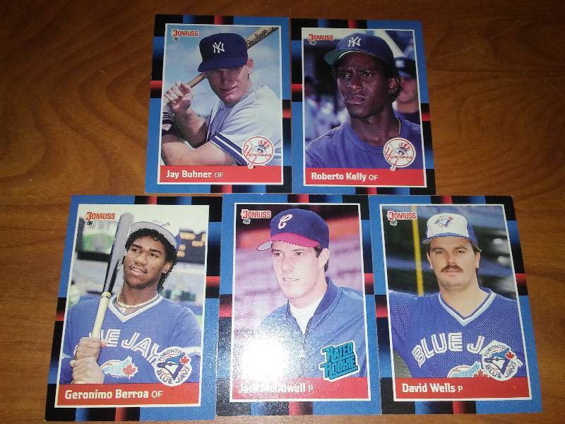 lot 76 image: 1988 Donruss A.L.  Rookies.