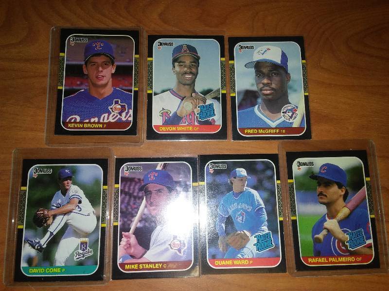 lot 80 image: Donruss Rookie Cards