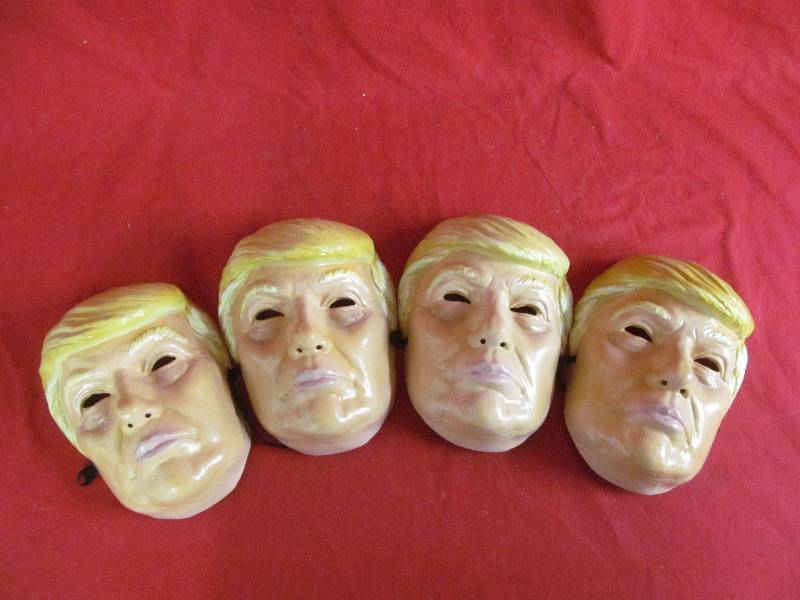 lot 57 image: Donald Trump Masks