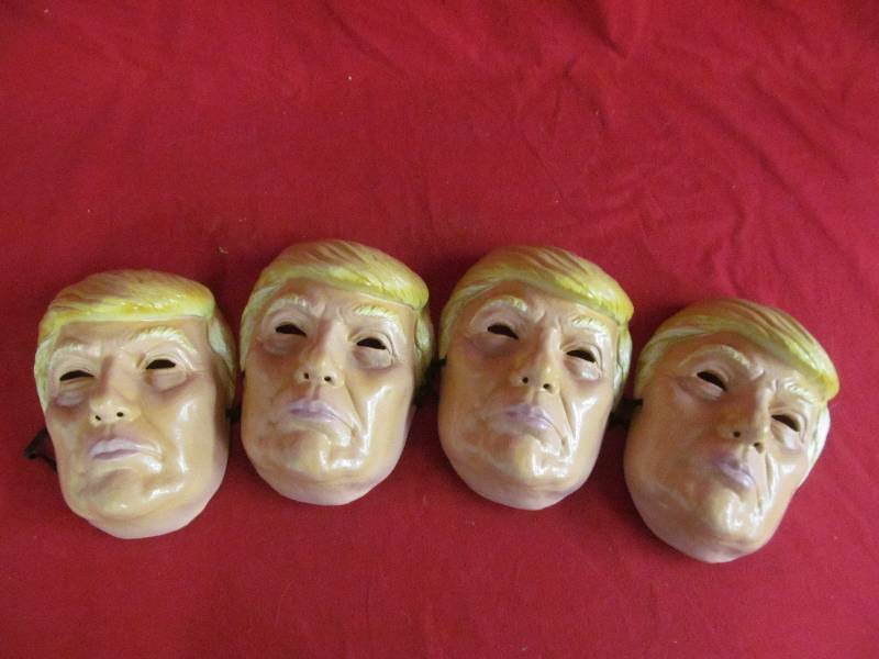 lot 58 image: Donald Trump Masks