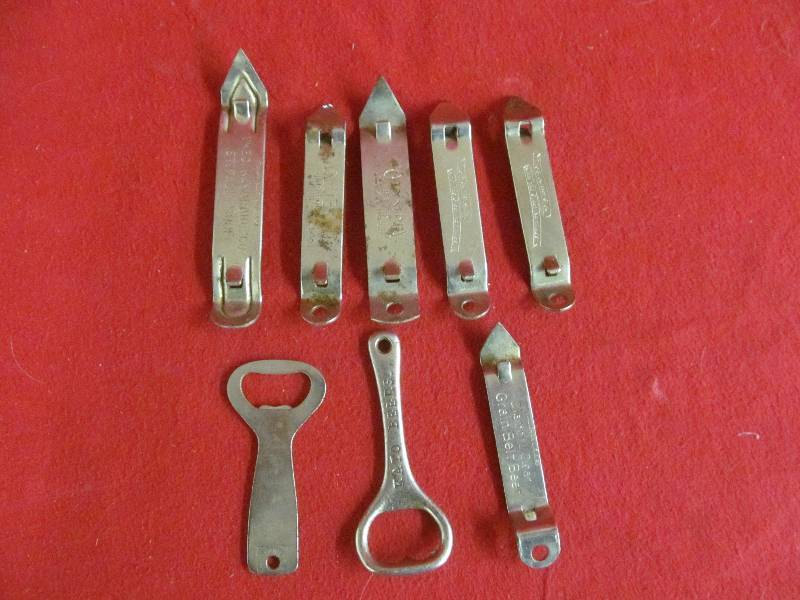 lot 62 image: Vintage Metal Bottle openers