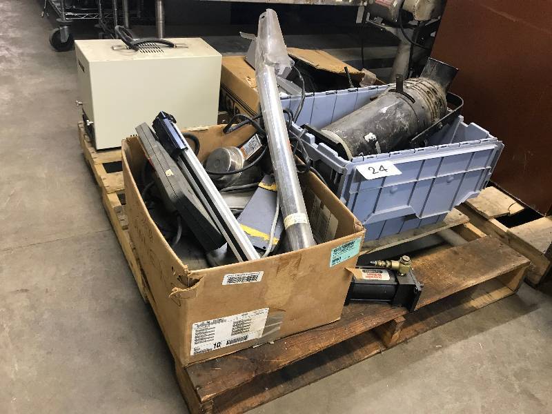 lot 24 image: PALLET OF ELECTRICAL