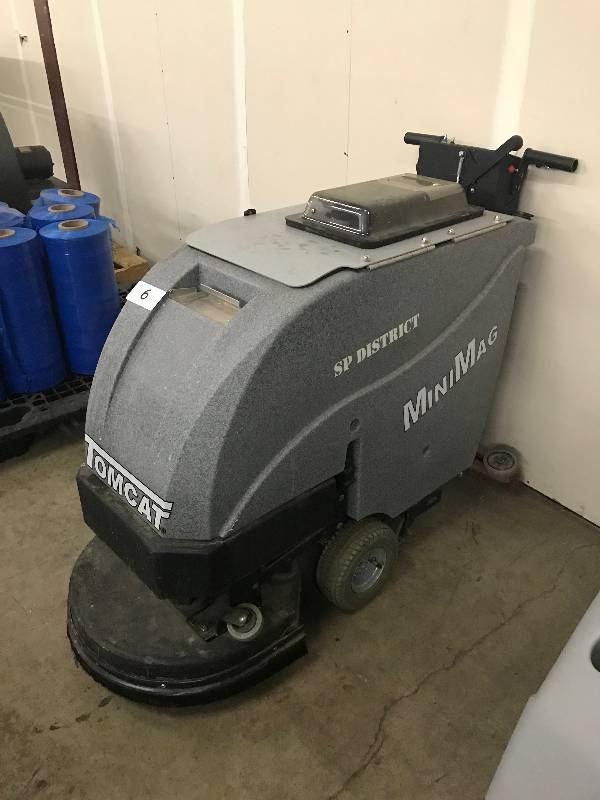 lot 6 image: WALK BEHIND FLOOR SCRUBBER
