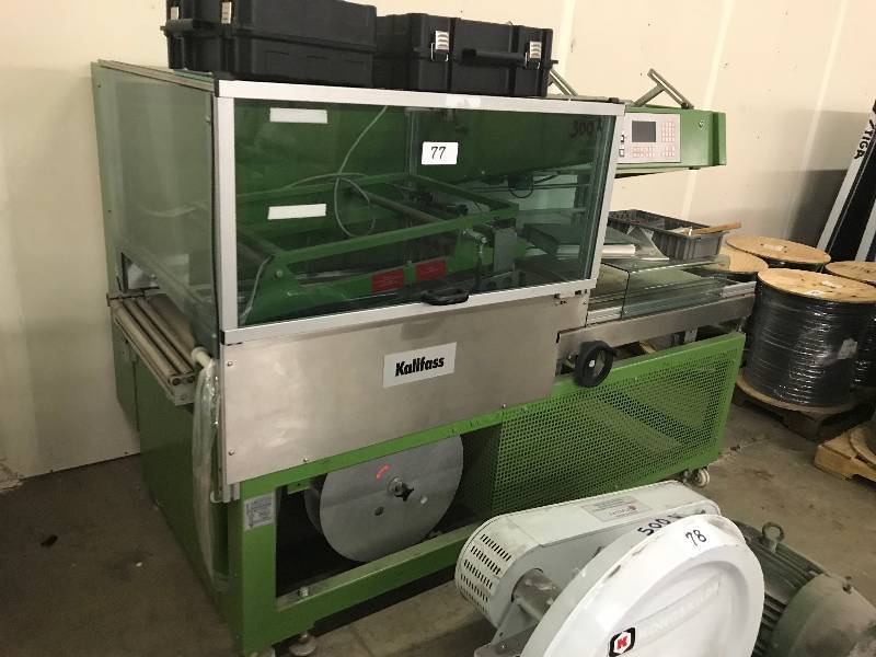 lot 77 image: COMMERCIAL HEAT SEALER MACHINE