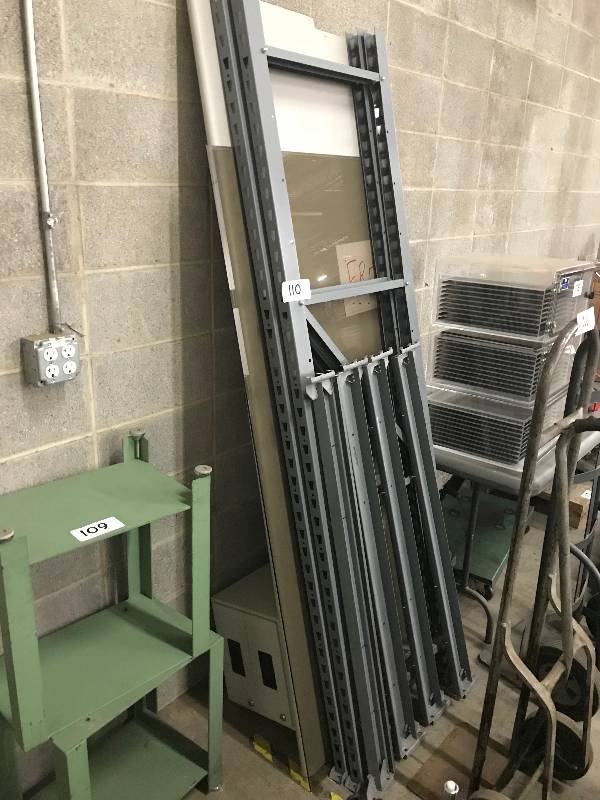 lot 110 image: LIGHT DUTY PALLET RACKING