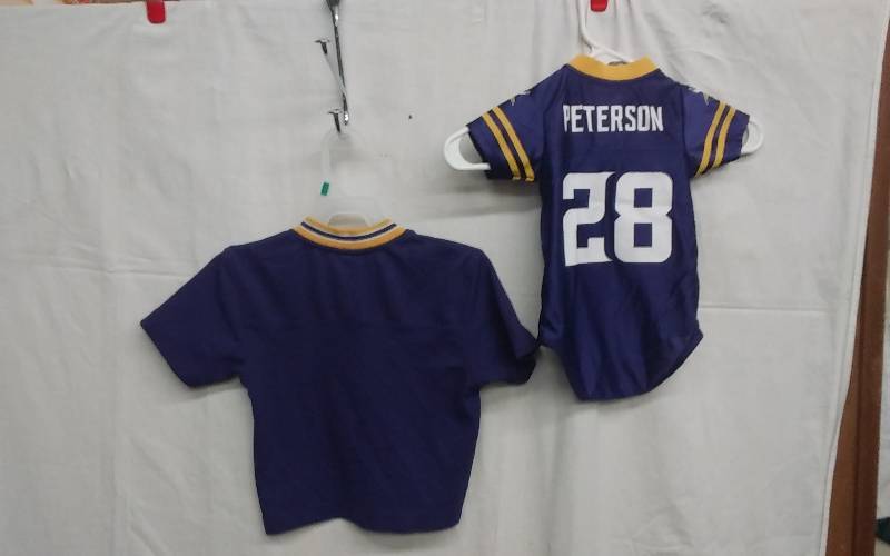 vikings jersey onesie