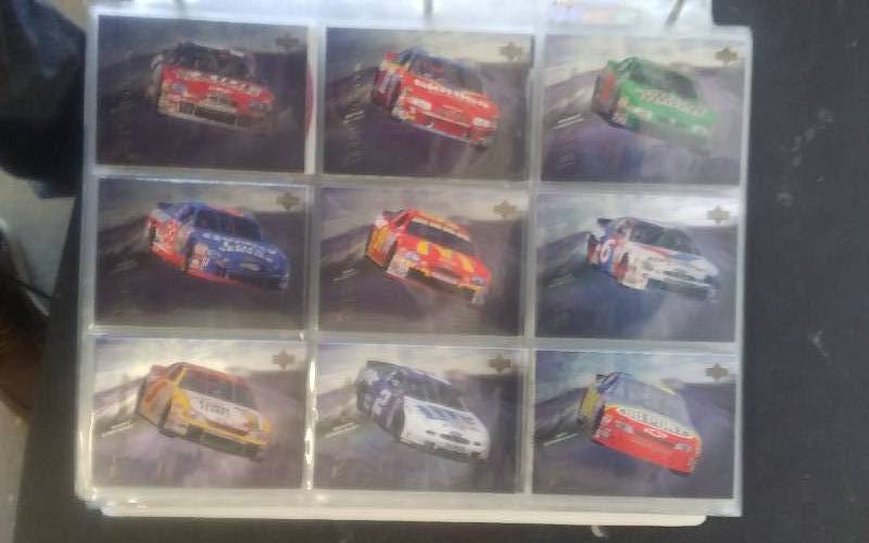 lot 57 image: 320 NASCAR Cards Ex Cond.