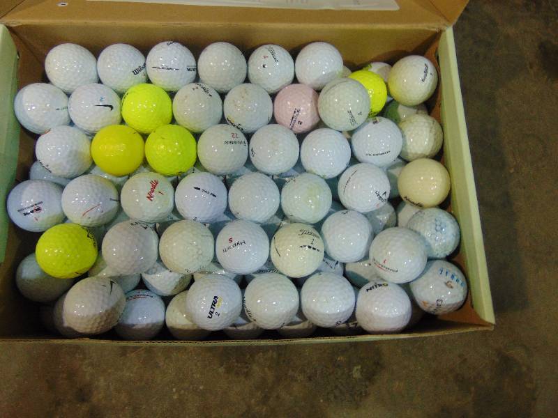 Shoe Box Full of Golf Balls
