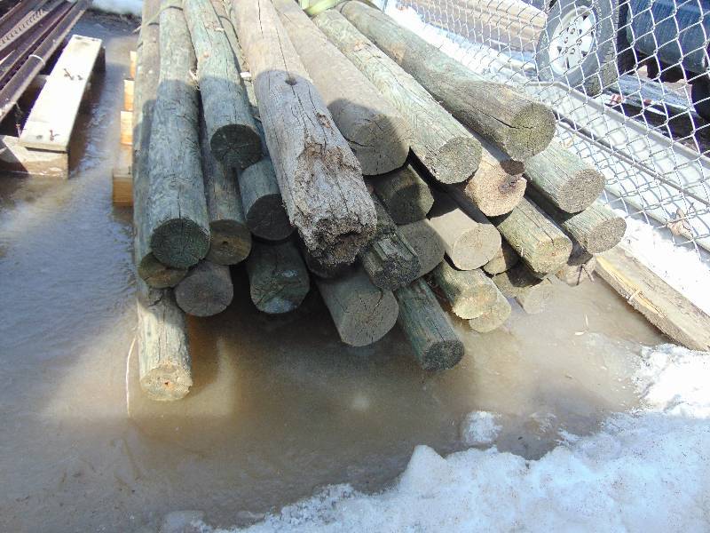 6 Wood Fence Post
