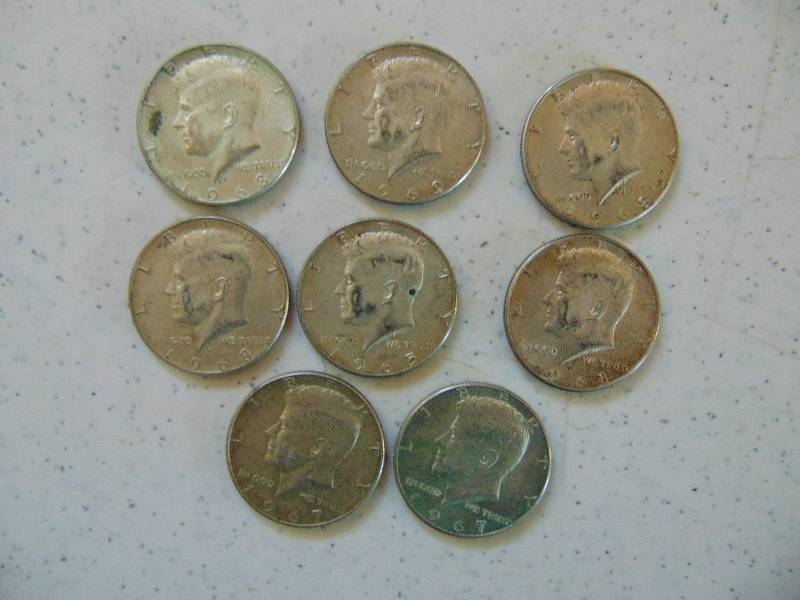 (8) Half Dollars