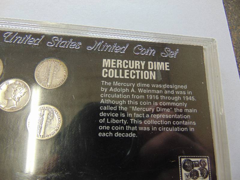 Mercury Dime Collection