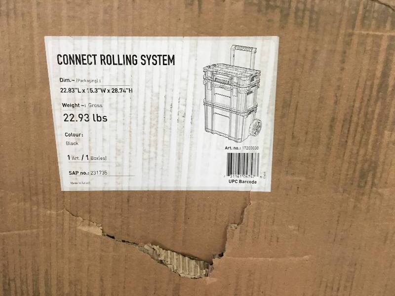 Husky 22 in. Connect Rolling System Tool Box not used