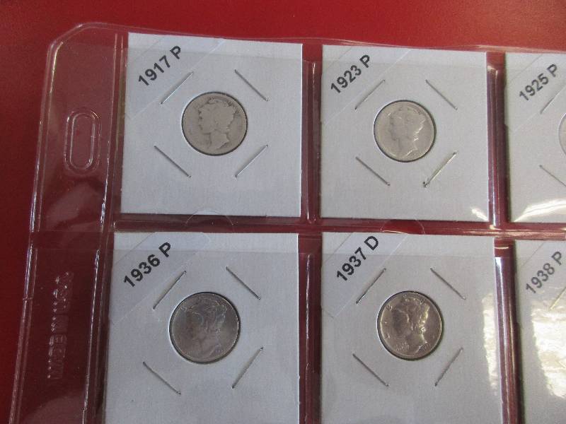 Lot of (20) Mercury Silver Dimes