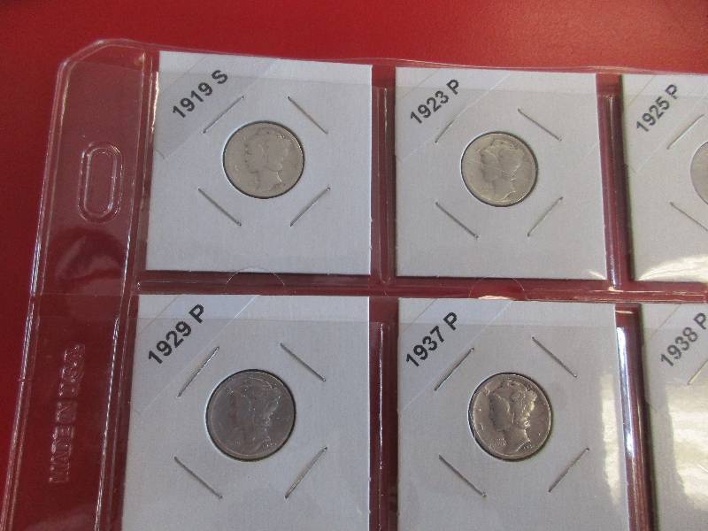 Lot of (20) Mercury Silver Dimes