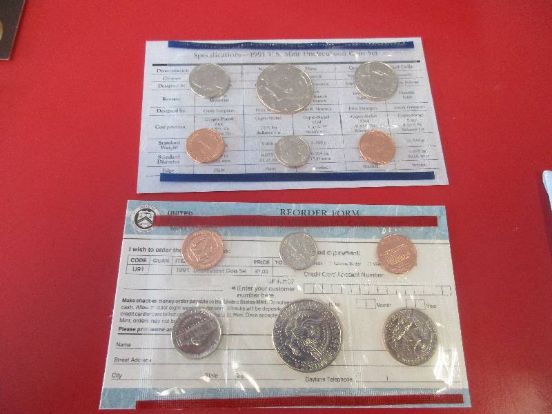 1991 P&D US Mints Proof Set